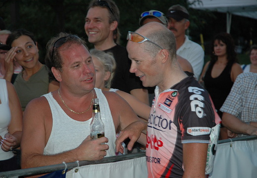 Chillin with the crowd