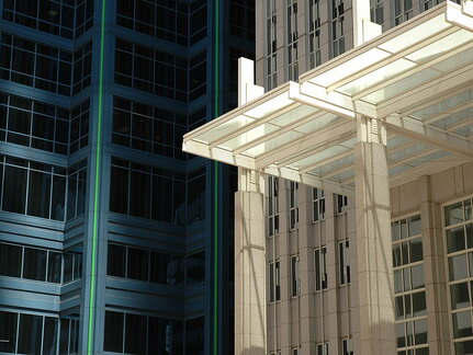 Shadow and Light in the Sky Scraper Forest