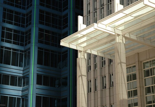 Shadow and Light in the Sky Scraper Forest