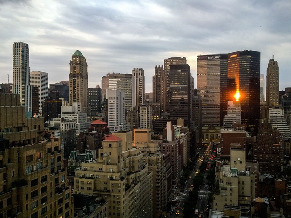 New York - Sunset Skyline