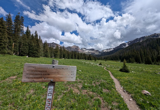 Wetterhorn Basin Trail