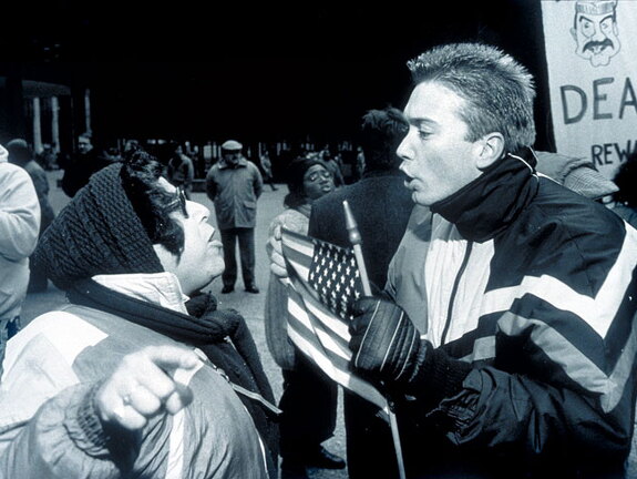 Daley Plaza Protests - Saddam