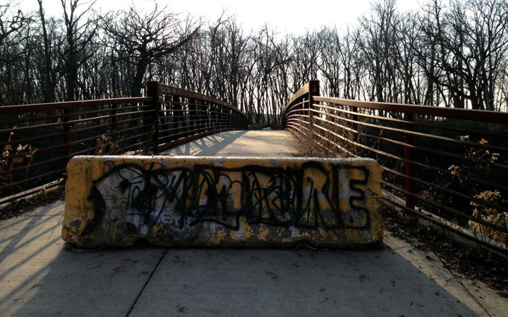 DesPlainesRiverTrail the end