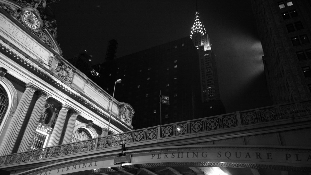 Grand Central Station NY bw