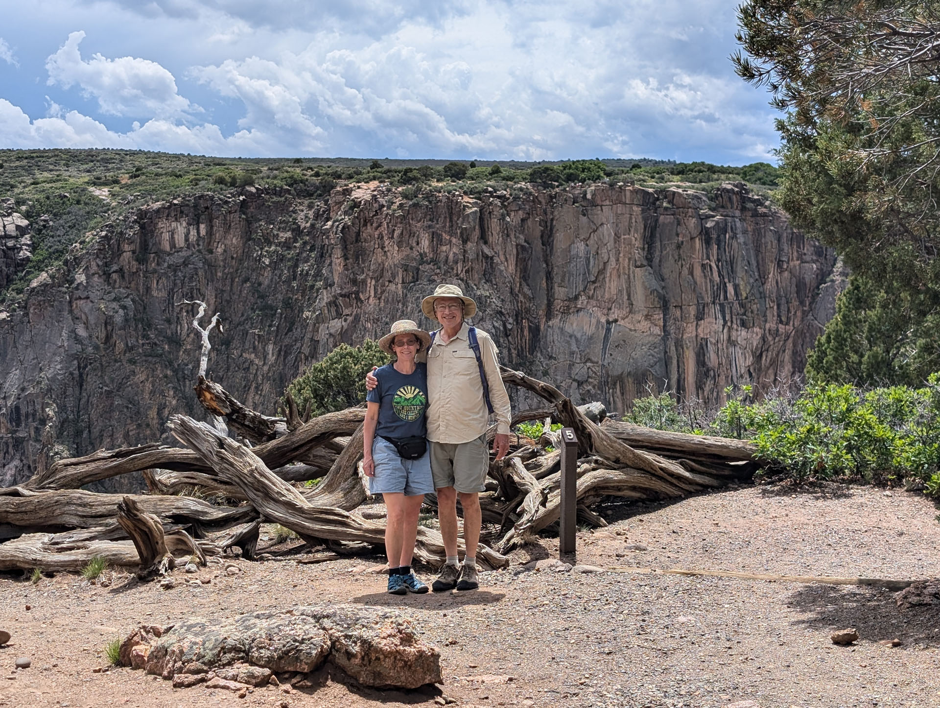 Melany & Barth - Black Canyon, Chasm View Trail