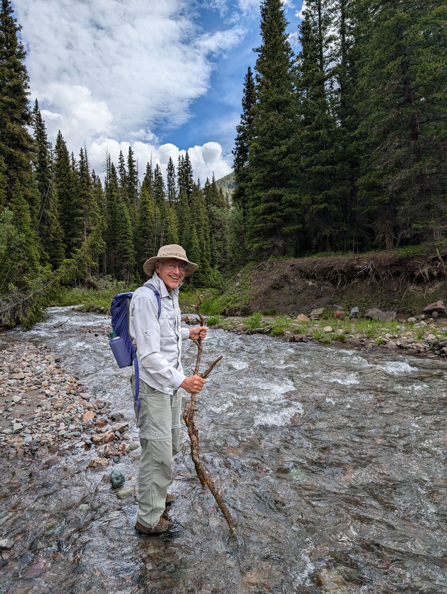 Testing the waters - Wetterhorn Basin Trail