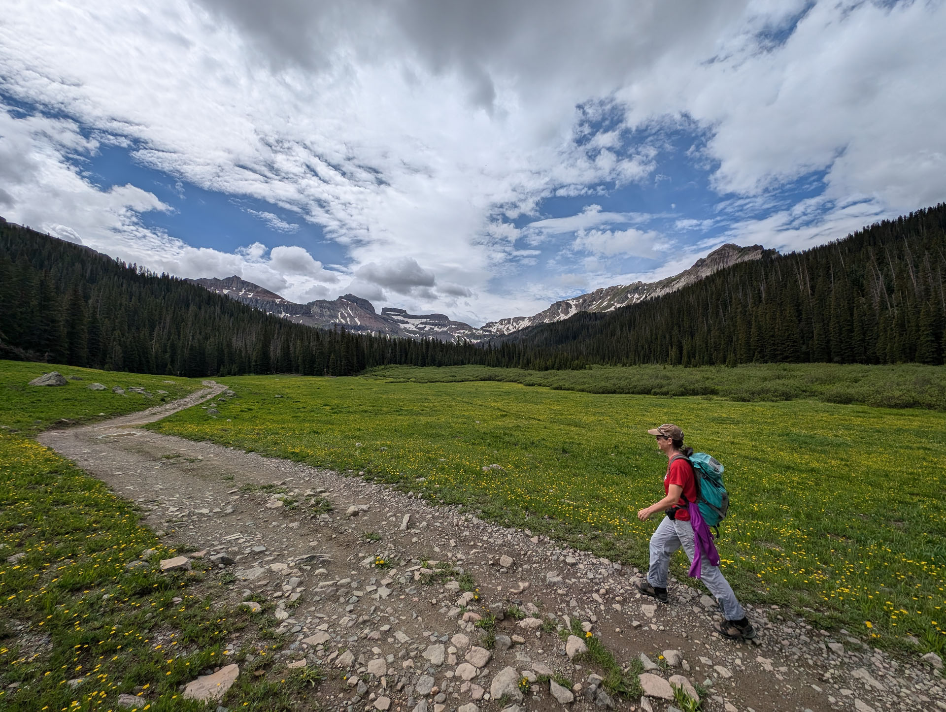 Wetterhorn Basin Trail