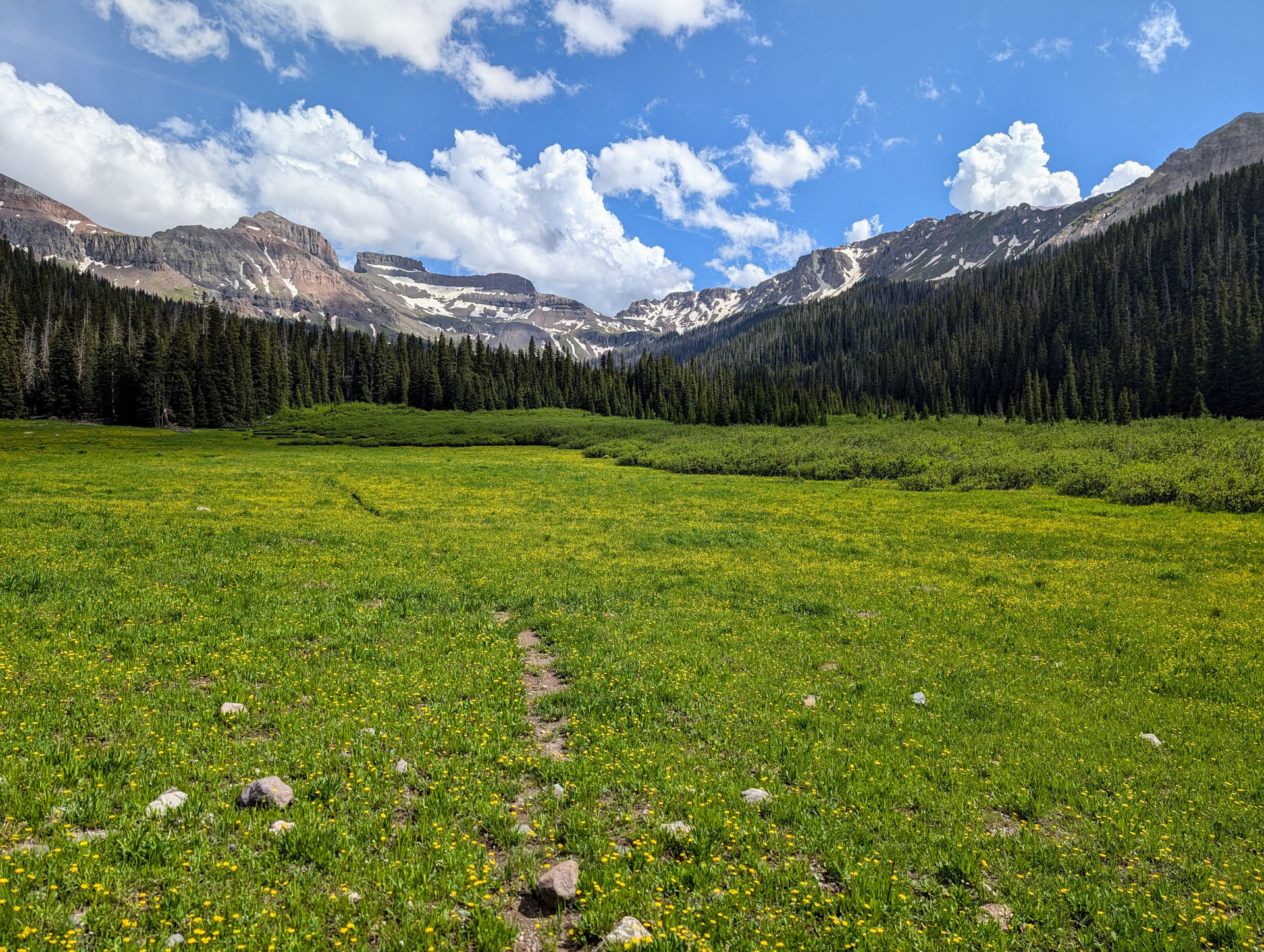 Wetterhorn Basin Trail
