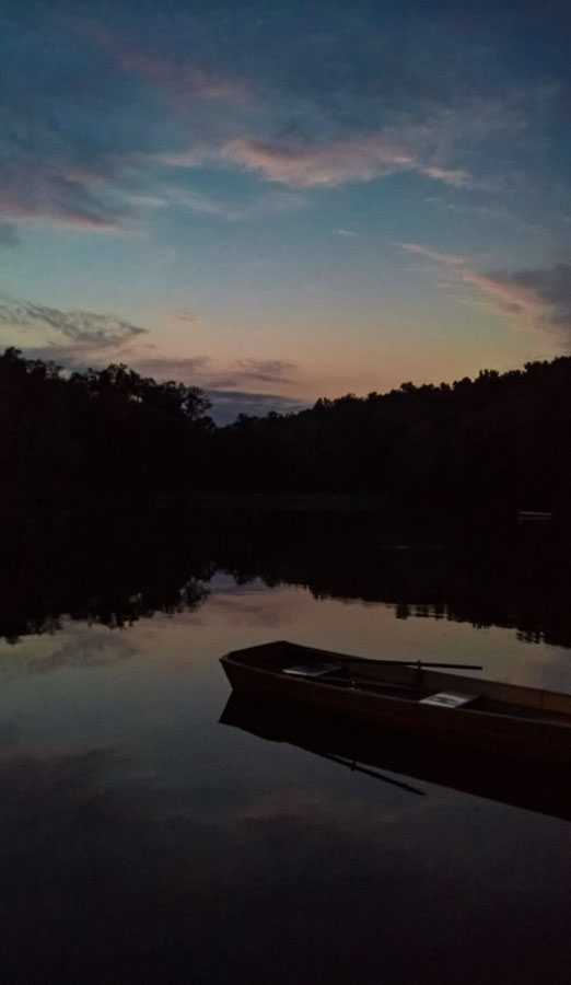 Sunset Wassatch Lake