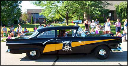Classic police car
