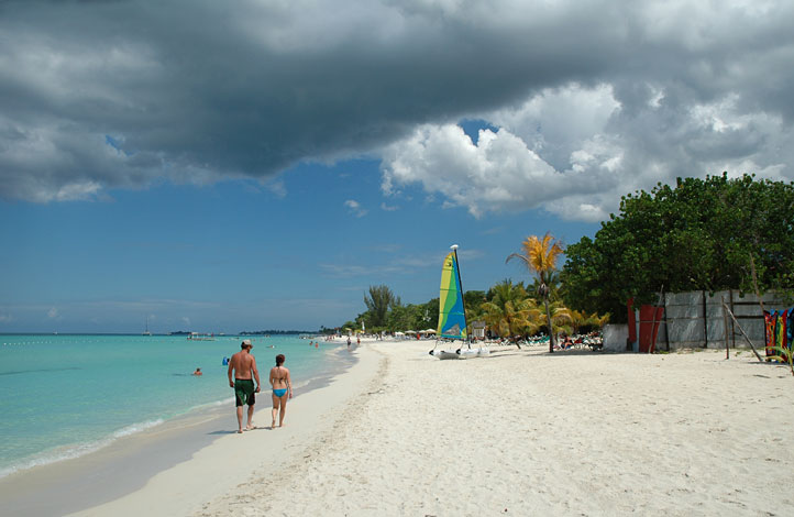 White Sands Beach Clouds