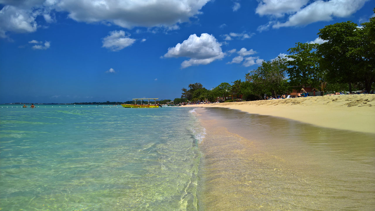 Seven Mile Beach White Sand