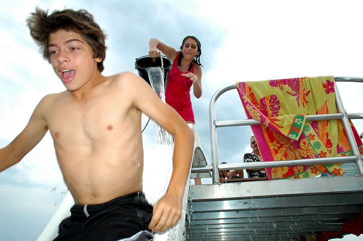 Romiro about to get wet