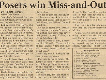 Posers Win Miss n Out