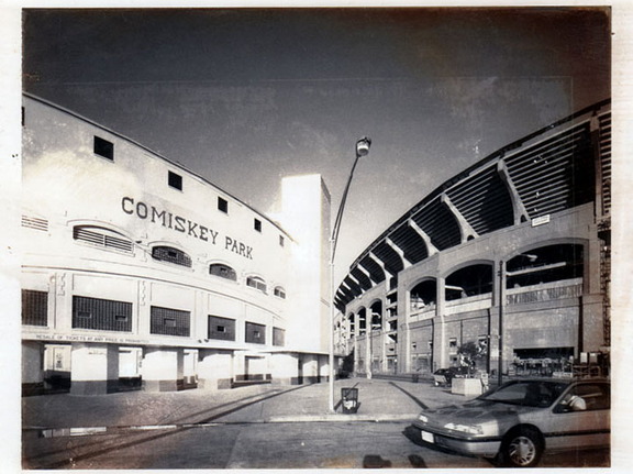 Comiskey Park - 4x5 Polaroid