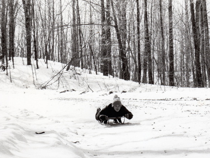Graham-fisk-forest-sledding