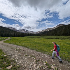 Melany - Wetterhorn Basin Trail