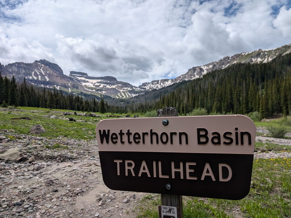Wetterhorn Basin Trail