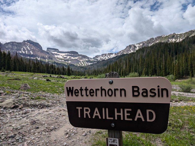 Wetterhorn Basin Trail
