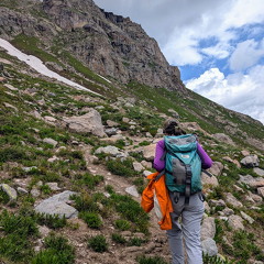 West Fork Pass - Wetterhorn Basin Trail