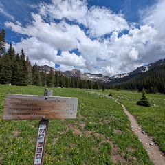 Wetterhorn Basin Trail