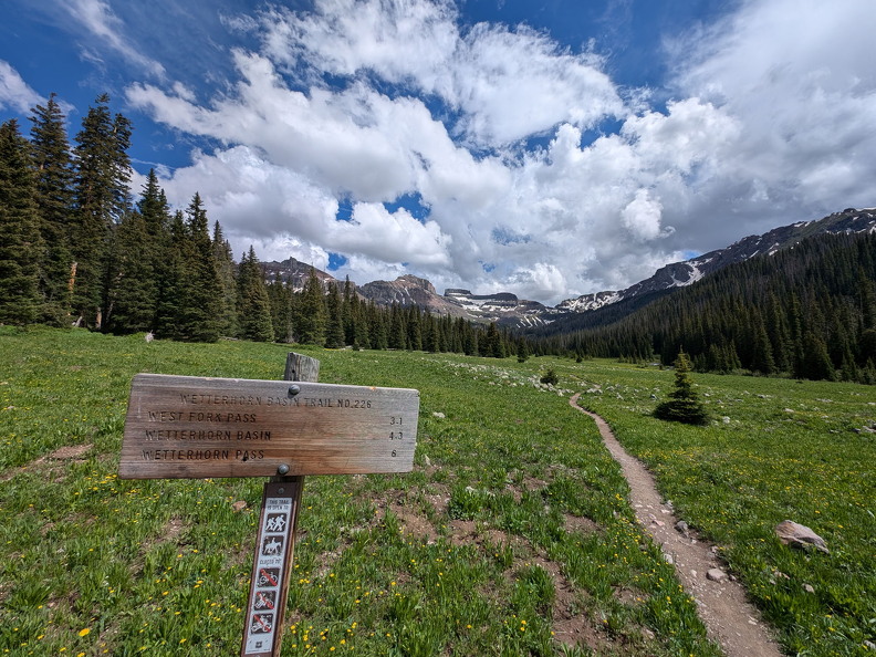 Wetterhorn Basin Trail