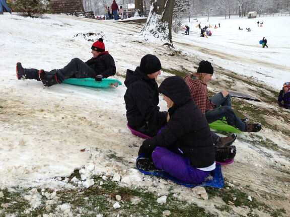 Rachel-Sledding