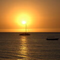 Sunset-boat