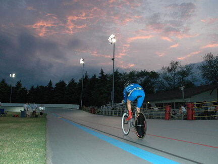 Night Racer - Northbrook Velodrome